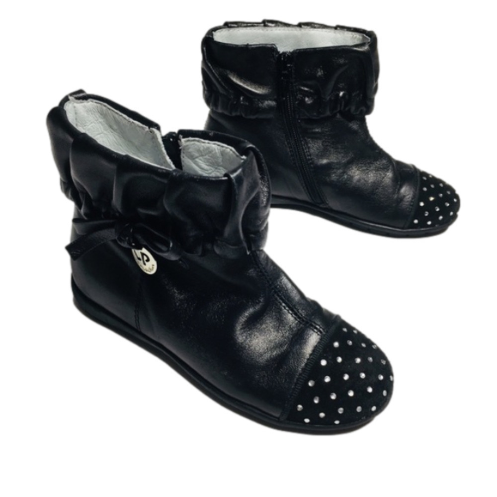 Lesparrotines Italian Made leather kids boots